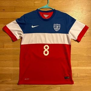 Clint Dempsey #8 USA Men's National Team 2014 soccer jersey (medium)